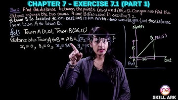 Coordinate Geometry, Ex. 7.1 (Part I) | Class 10 NCERT Maths Solutions (Lect. 2)