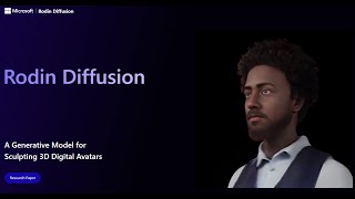 [CVPR 2023 Highlight] | RODIN: A Generative Model for Sculpting 3D Digital Avatars Using Diffusion