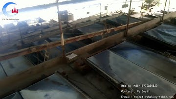 60tph jiangxi 6s tin tungsten wolfram shaking table plant