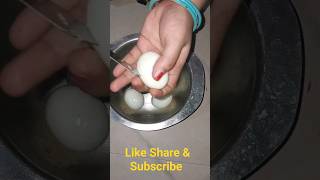 Easy Boiled Egg Fry Recipe by K_R_O shorts food egg viral