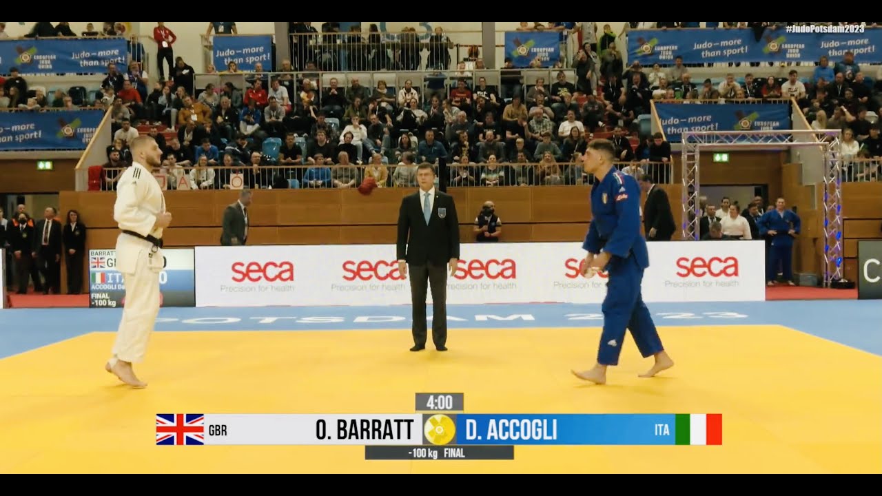 Oliver BARRATT (GBR) v Daniele ACCOGLI (ITA) -100KG Final [ European Judo Championships U23 ]