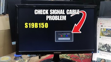 Samsung Monitor Check Signal Cable Problem Solution | VGA Problem Fix | Created by Afjal Hossain