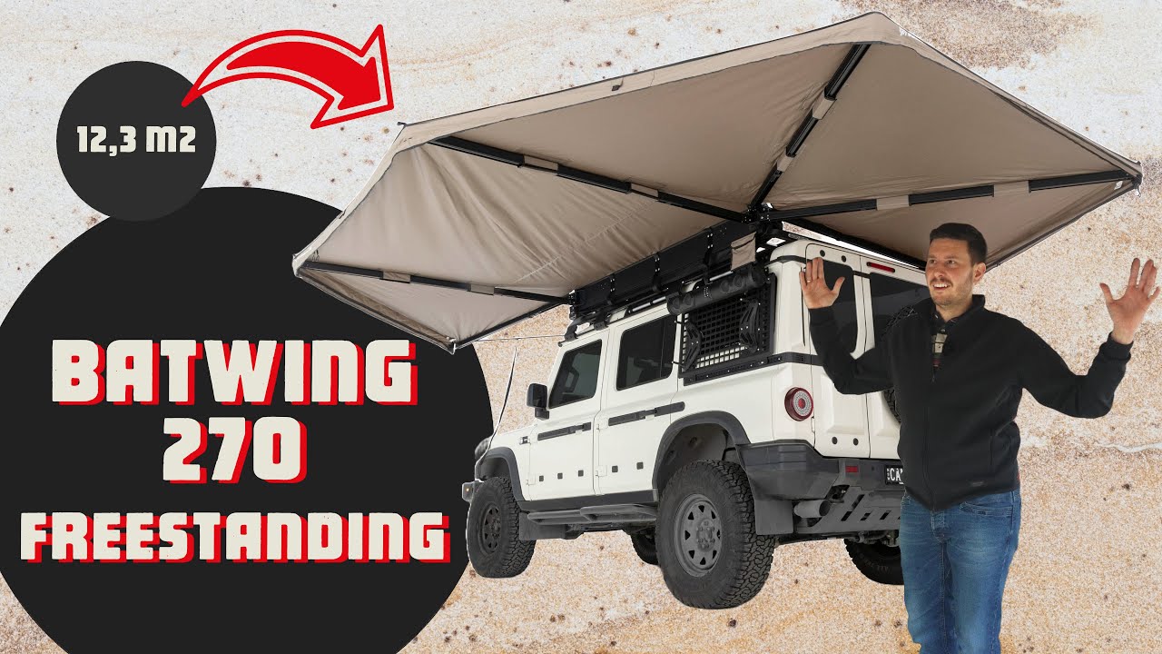 Rhino Rack 270 Freitragende Markise inkl. Halterung