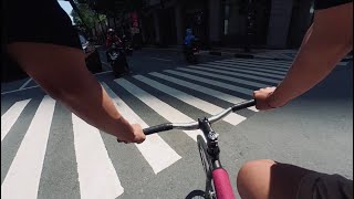 FIXED GEAR #7 DOING FOOD PANDA DELIVERIES ON A FIXIE BIKE (POV)