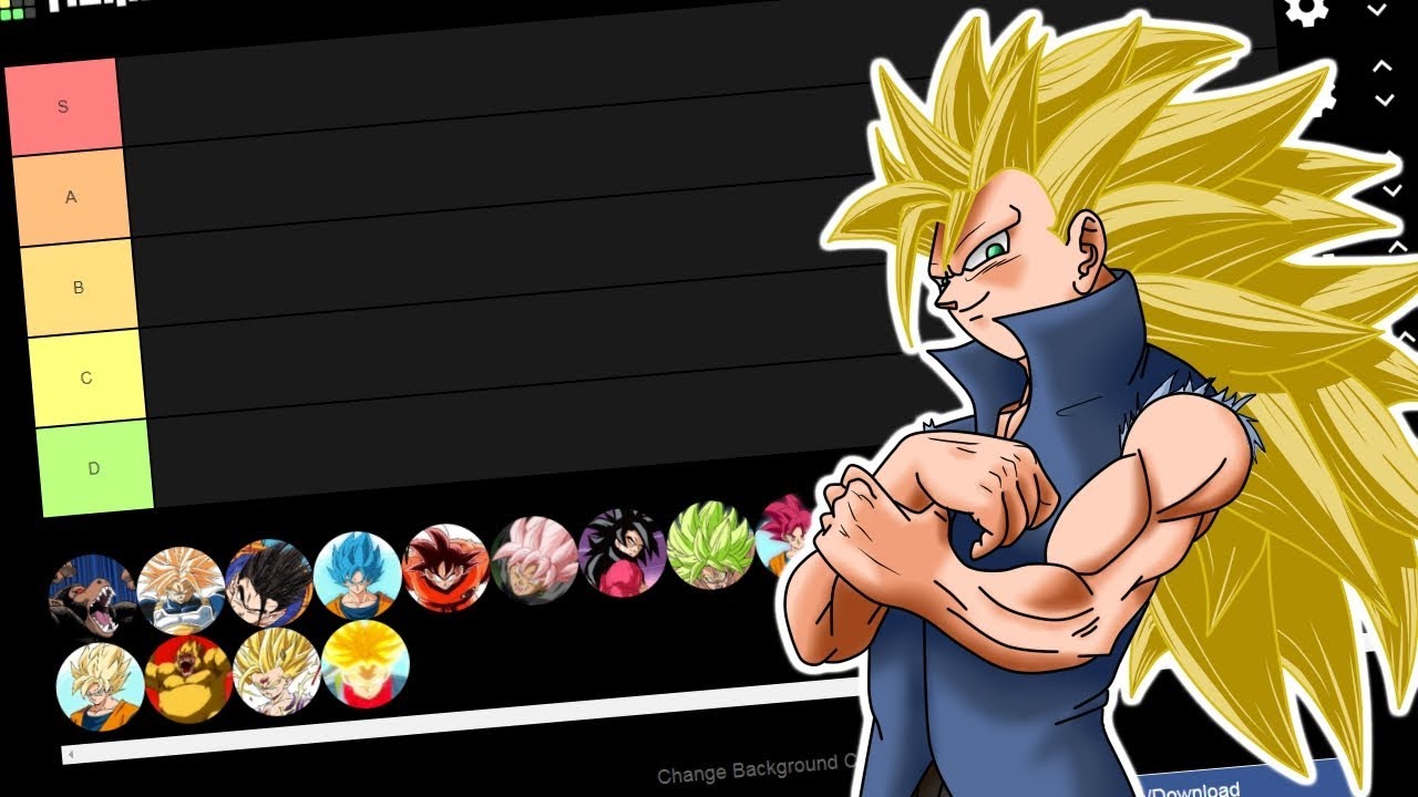 Tier List des Transformations de Saiyan ! - YouTube
