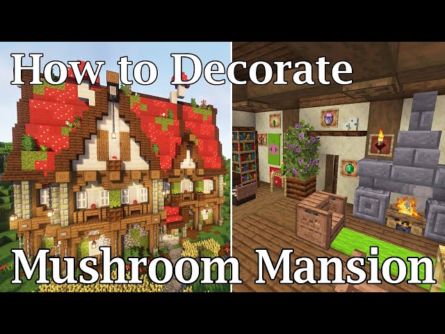 Minecraft Cottagecore Decor | How to Decorate a Mushroom House ...