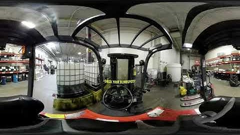 Forklift blindspot test 3