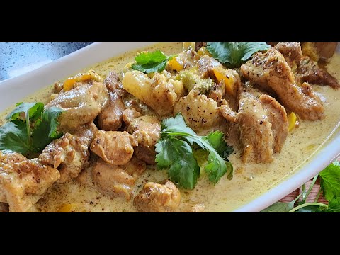 Pollo Curry Estofado #cocinafacil