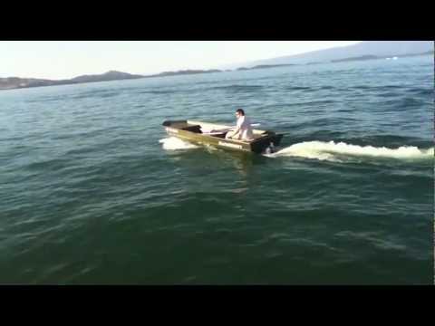 Electric Jet Jon Boat - YouTube