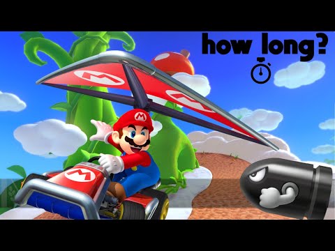 how long can you fly for in Mariokart 8 Deluxe?