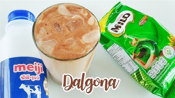How to make Dalgona Milo Easy at Home