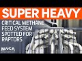 Critical Methane Feed System for Super Heavy Spotted | SpaceX Boca Chica