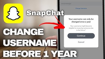 How to Change Snapchat Username Before 1 Year | Quick Fix Tutorial