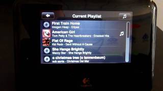 Squeezebox Touch Current Playlist Window