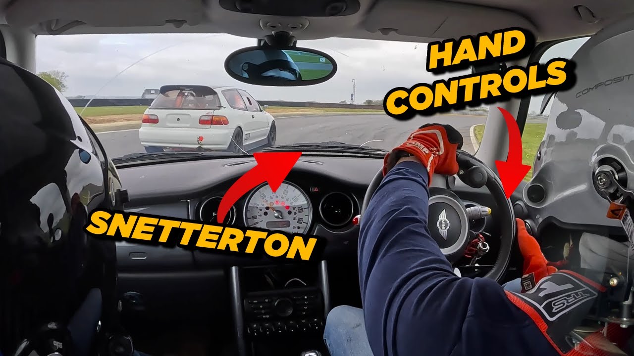 Driving Without Pedals?! Hand Control Trackday YouTube
