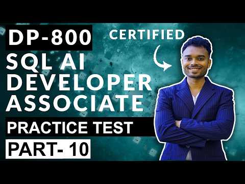 DP-800 SQL AI Developer Associate Practice Test : Part 10
