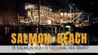 Living Over Puget Sound! Incredible Salmon Beach Waterfront Home Tour