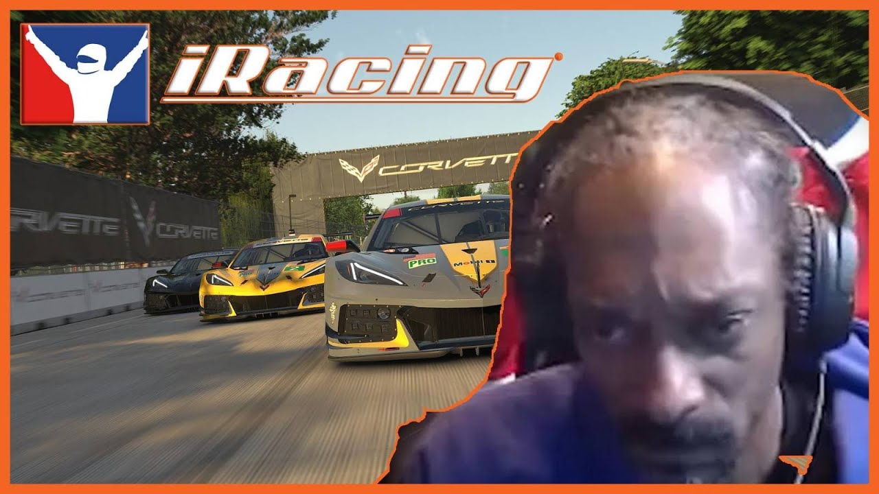 Snoop Dogg Rage Quits in iRacing