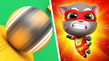 Action Balls Vs Talking Tom Hero Dash - SpeedRun Gameplay Android, iOS #274