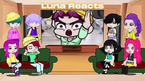 KPop Demon Hunters React To Themselves / TikToks + Memes / Huntrix & Saja Boys / Gacha React