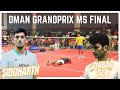 Chirag sen vs sidharth pratap singhamm oman grand prix badminton tournament