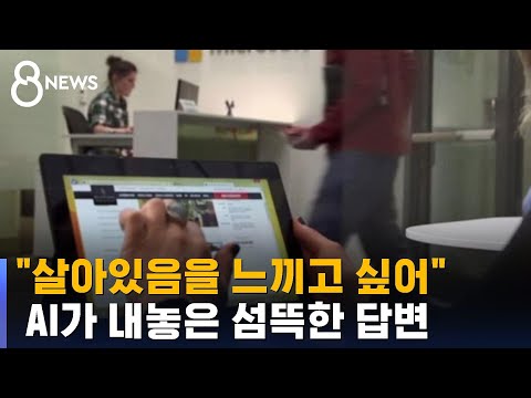 AI챗봇의 섬뜩 발언 통제 지쳤다 서로 죽이길 바라 SBS 8뉴스 