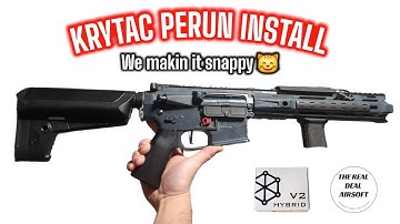 Krytac Perun V2 Hybrid Install! | Tutorial, Shooting Test, TimeLapse