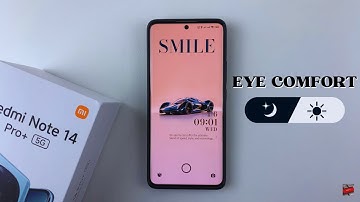 How To Enable Eye Comfort Mode / Reading Mode On Redmi Note 14 Pro / 14 Pro+