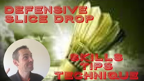 Badminton FOREHAND SLICE  DROP Technique - Play Badminton then MUST LEARN RECOVERY SHOT 2019