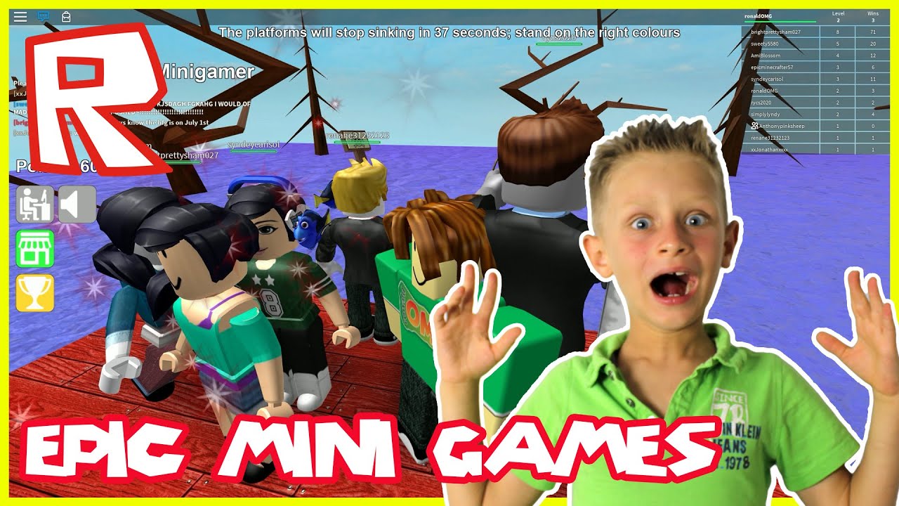 Epic Mini Games Roblox Youtube - roblox videos youtube channel epic minigames