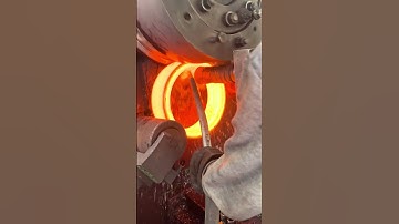 Inside the factory Forging Bearings Step by Step | Factory Short Process #process #machine #forging