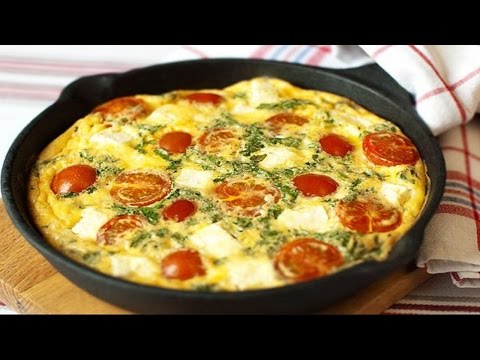 Как приготовить омлет с помидорами. | How to cook an omelette with tomatoes.