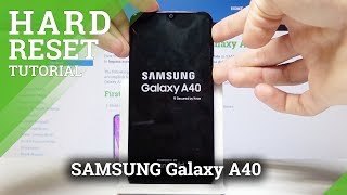 How to Hard Reset SAMSUNG Galaxy A40 - Bypass Screen Lock screenshot 5