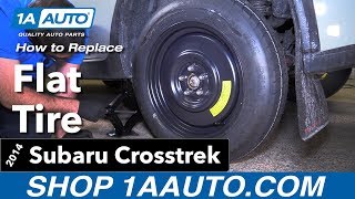 How to Replace Spare Tire 14-17 Subaru Crosstrek
