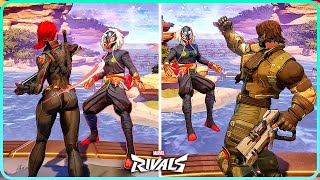 All Heroes Reactions to Melee Eliminations Marvel Rivals