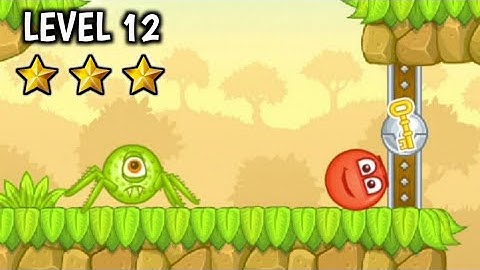 Red Ball 5 Level 12 Walkthrough / Playthrough Video | Hidden Treasure Chest Explored.