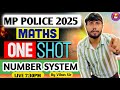 MP Police Constable Maths 2025 🧮 | Day 1 Number System One Shot | Vikas Sir | New Lakshya Academy