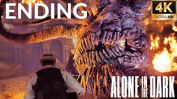 ALONE IN THE DARK Gameplay Walkthrough PART 4 ENDING  [4K 60FPS PC ULTRA] - No Commentary