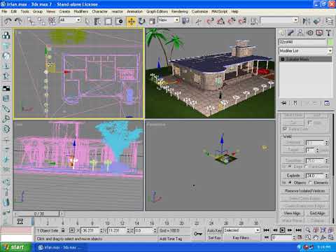 video to gif 3D Studio Max Training In Pashto Part 14