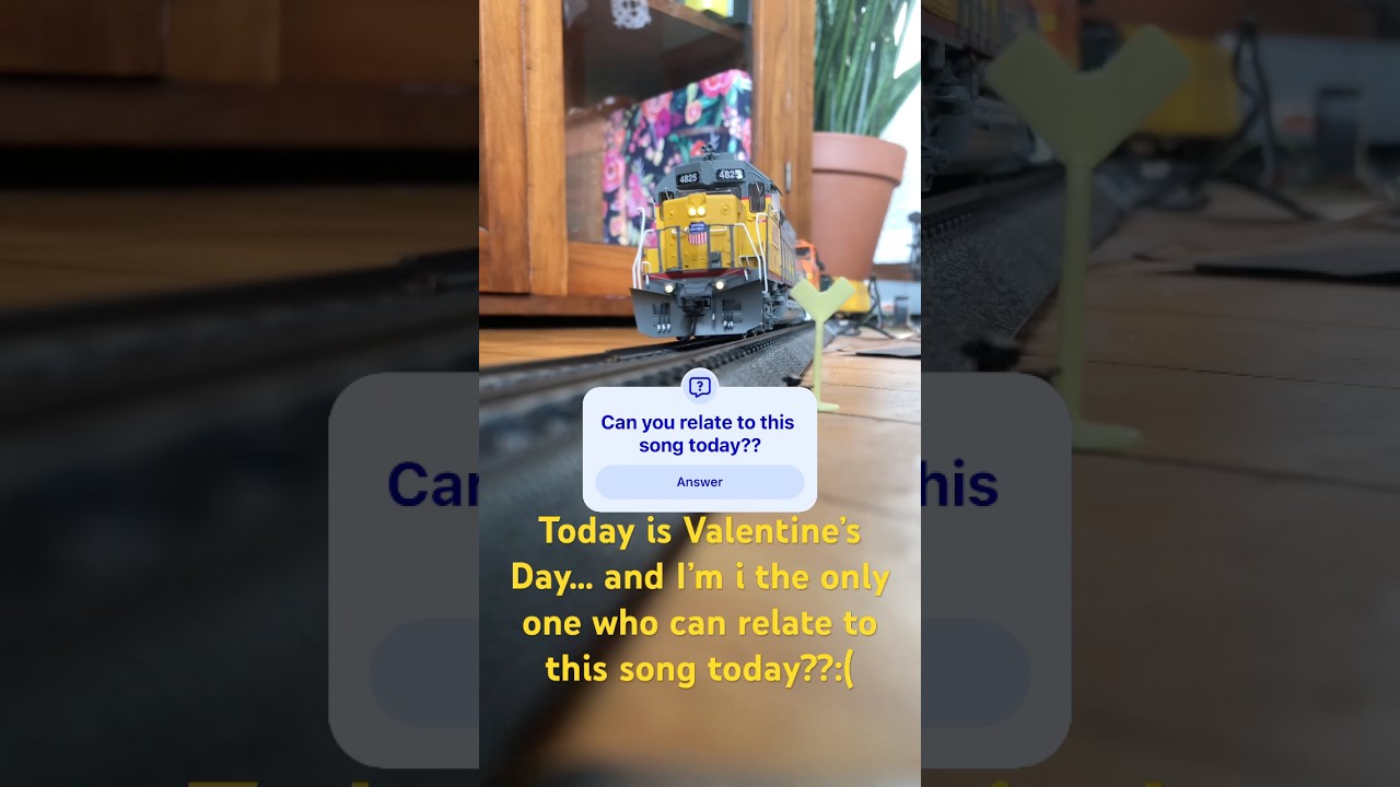 Today is Valentine&rsquo;s Day&hellip; #modelrailroad #railtrack #railwaycontent #modelrailway #modeltrain #train