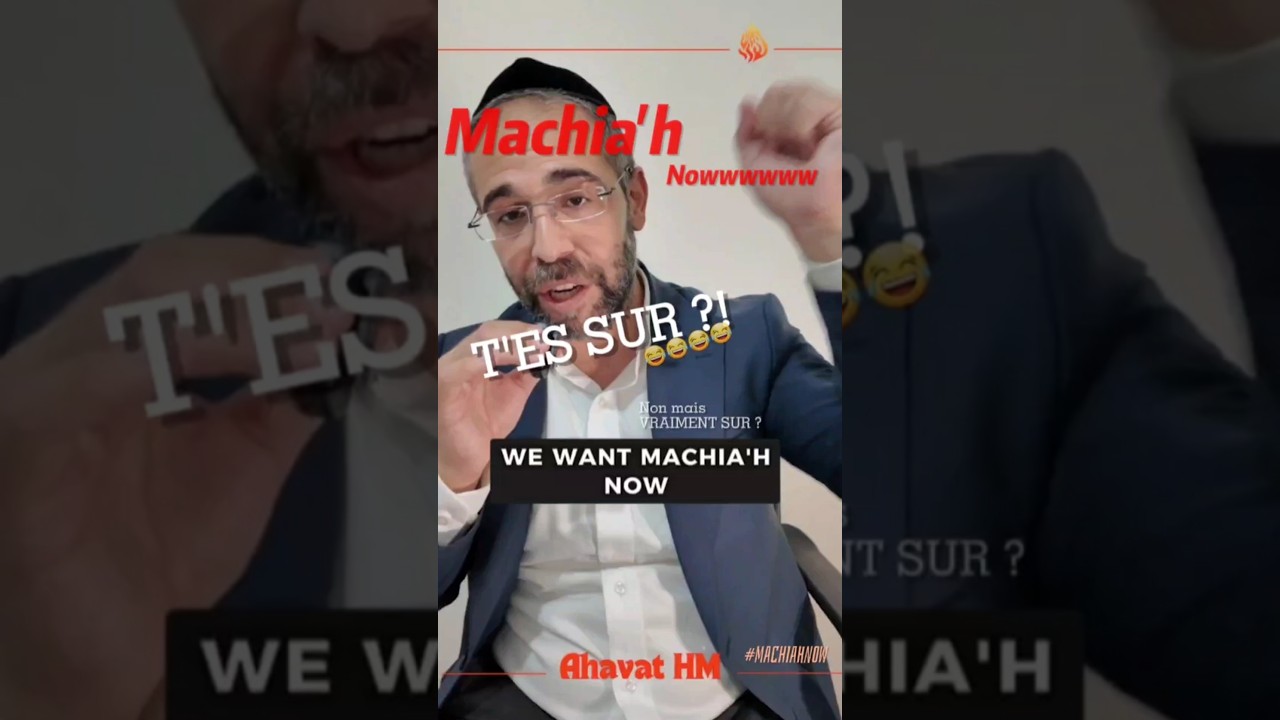 Mashiah NOW !!!! - Rav Chlomo Valensi