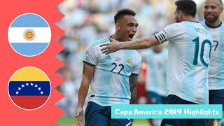 Argentina Crush Venezuela 2-0 - Copa America Quarter Final 2019 | All Goals and Highlights