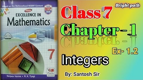 Exercise 1.2 | Prachi class 7 maths solution | chapter 1 integers | Excellence in mathematics