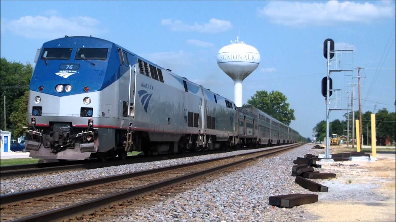Amtrak 5 California Zephyr in Somonauk, Illinois on 8172013 YouTube