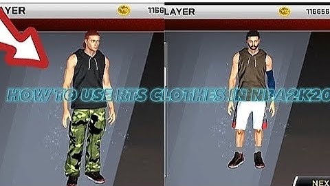 BASIC TUTS TO HOW TO USE RTS CLOTHES IN NBA2K20 MOBILE