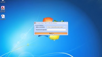 How To Use MS Access Export Table To XML File Software