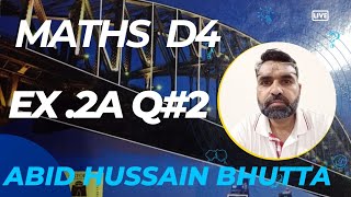 NSM D4 Ex 2A Q2 || Oxford Maths D4 Ex 2A Q2 || O Level Maths D4 Ex 2A Q2 ||