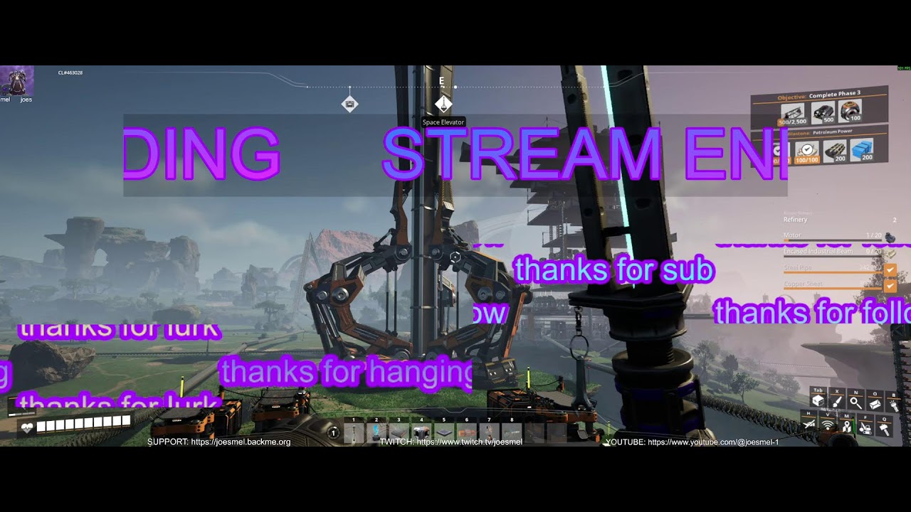 joe's live stream: Satisfactory v1.1.2.1 - 2nd run (part5)