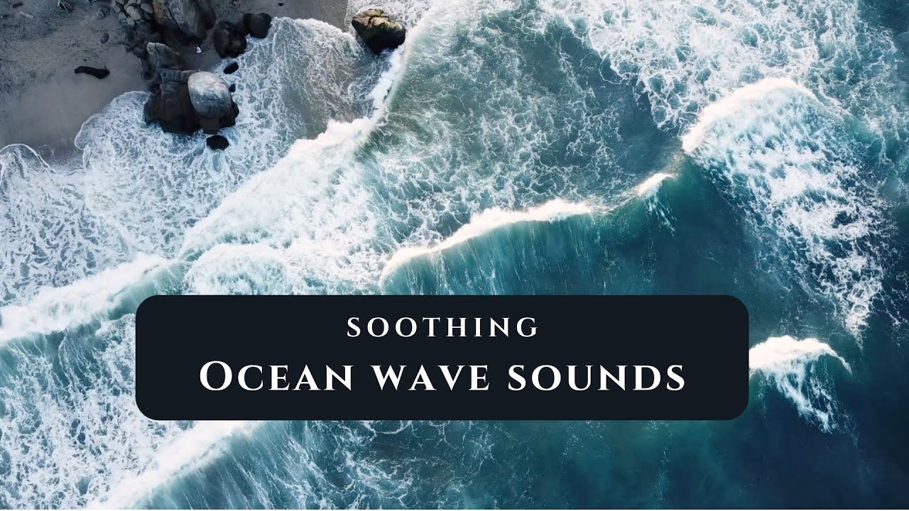 Calming Soothing Ocean Waves Sound Screensaver Youtube