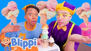 Blippi and Meekah Ice Cream Adventure! | Indoor Playground FUN | Educational Videos For Kids